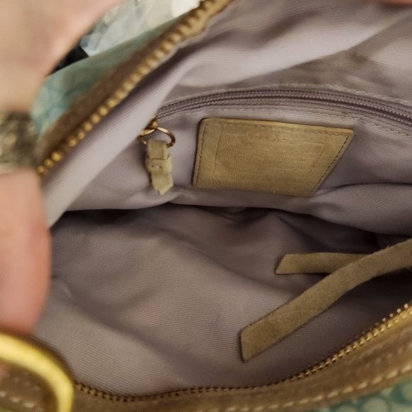 Vintage Coach Patchwork Multi-Colored Hobo Shoulder Bag Purse - Picture 15 of 16